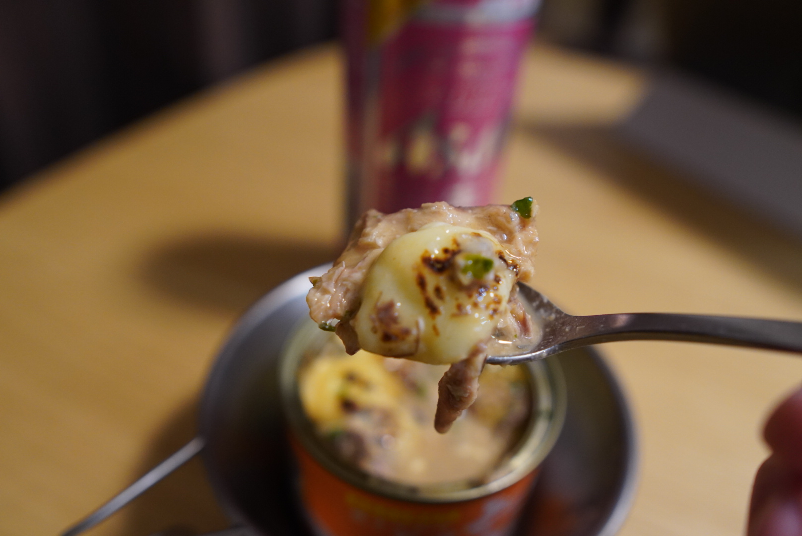湯煎して炙るだけ 鯖缶のグラタンみたいな何かを作ってみた シキの雨ブログ